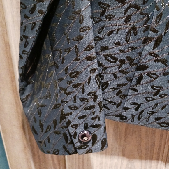 Kelly Graham Vintage fitted Jacket/Blazer Size 2 Brocade Style fabric - Picture 6 of 8